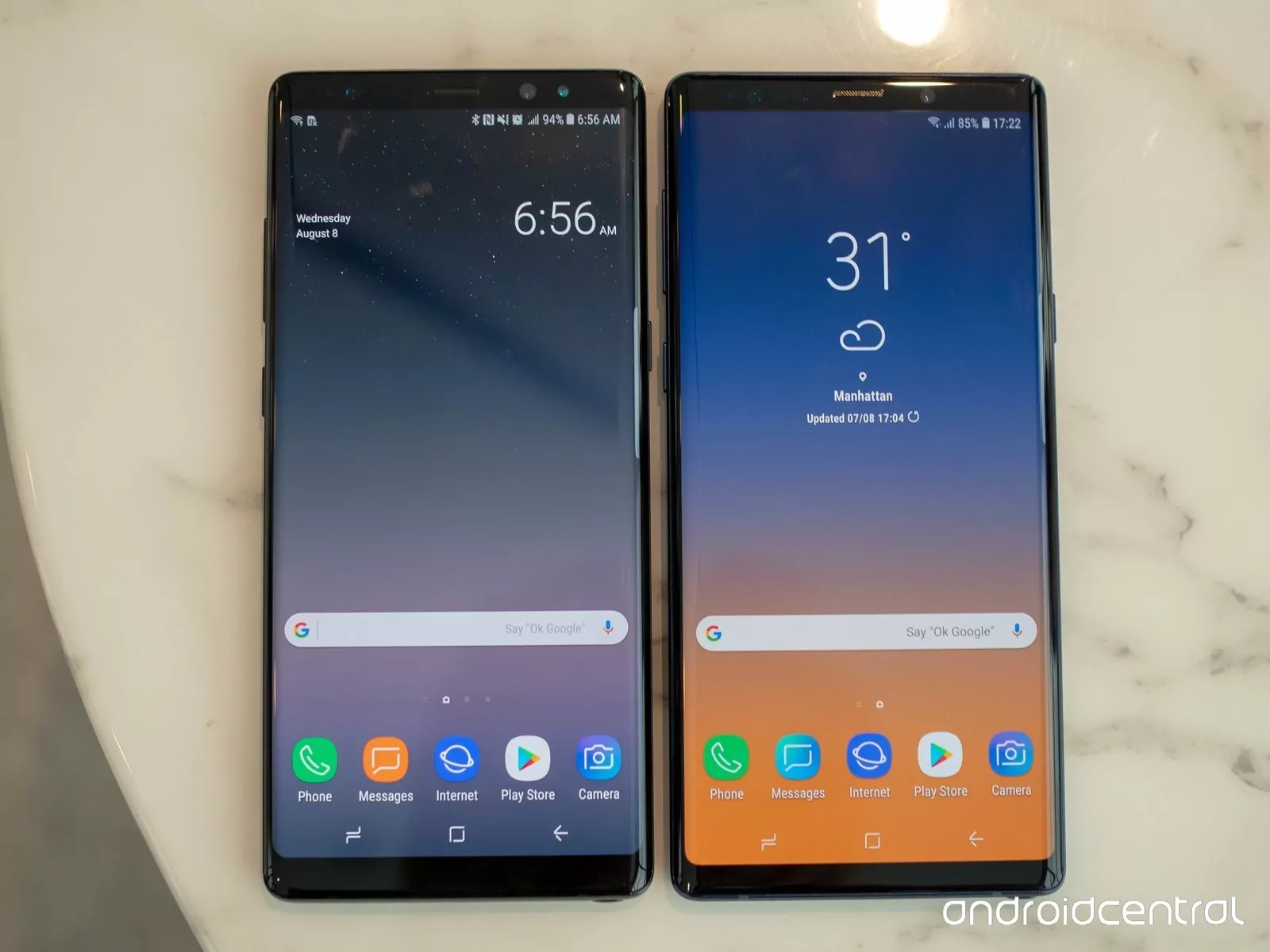 compare galaxy note 8 9 and 10