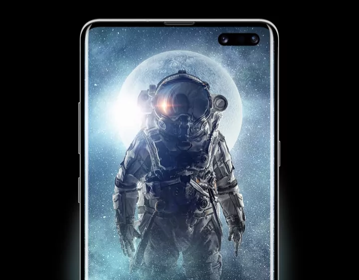 Samsung launches space-themed Galaxy S10, Galaxy Note 10 cutout wallpapers  - SamMobile