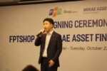Đại diện Mirae Asset Finance Vietnam trả lời các câu hỏi của Phóng viên, khách mời