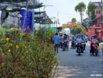 Tuyến đường Bến Bình Đông này nhộn nhịn hơn hẳn ngày thường